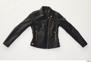 Clothes   292 black leather jacket casual clothing 0001.jpg